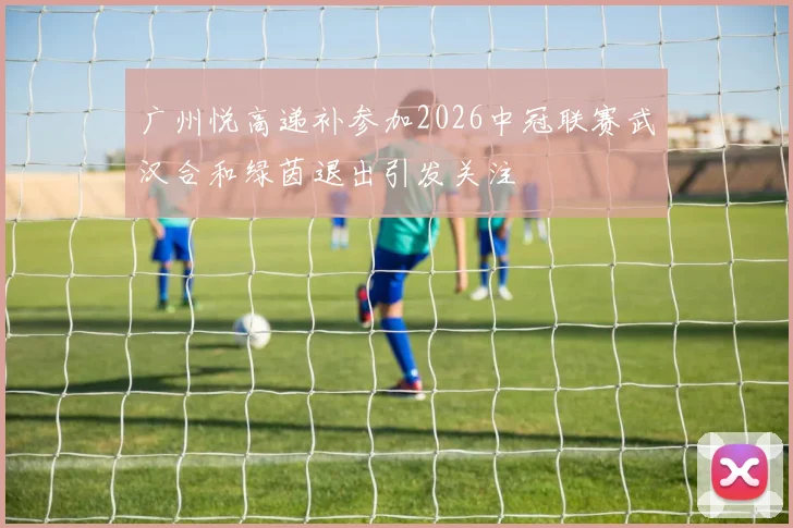 广州悦高递补参加2026中冠联赛武汉合和绿茵退出引发关注
